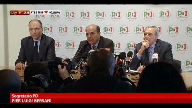 Bersani e Grasso: "Cercheremo tutte le convergenze"