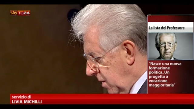 Monti: guiderò coalizione che appoggia la mia agenda