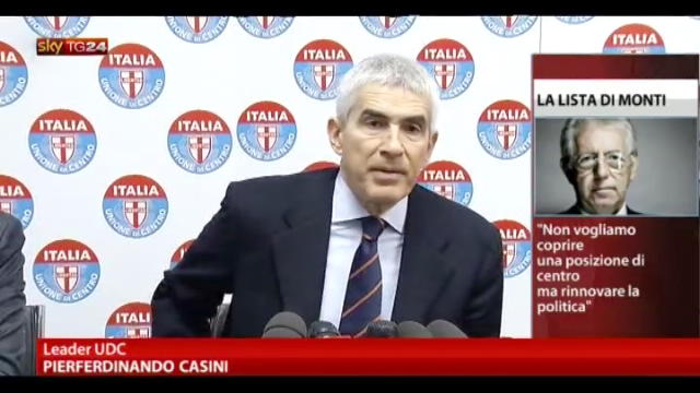 Casini: "Arrivato momento politica seria e società civile"