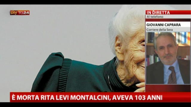 Rita Levi Montalcini, il ricordo di Giovanni Caprara