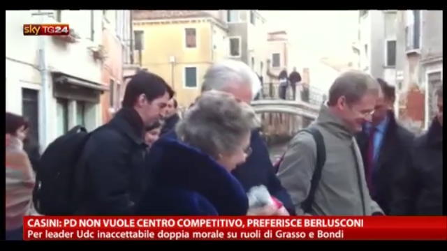 Casini: PD contro centro competitivo, preferisce Berlusconi