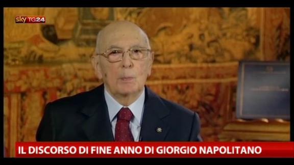 Messaggio di fine anno del Presidente Giorgio Napolitano