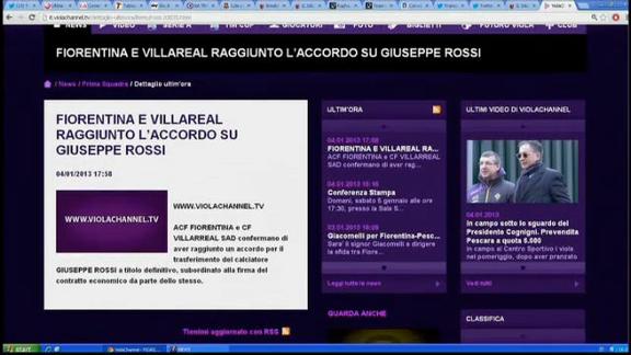 Ufficiale: Giuseppe Rossi è un giocatore della Fiorentina