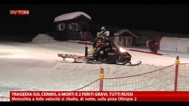 Tragedia sul Cermis, 6 morti e 2 feriti gravi, tutti russi