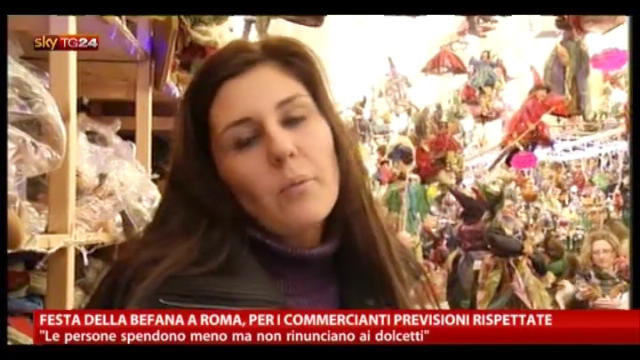 Festa Befana a Roma, per commercianti previsioni rispettate