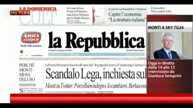 Lega Nord, la procura di Roma indaga sui fondi al Senato