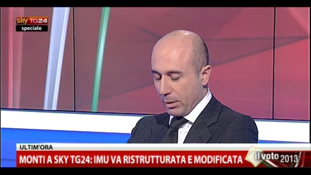Speciale, Monti a SkyTG24 (3): il rapporto con Berlusconi