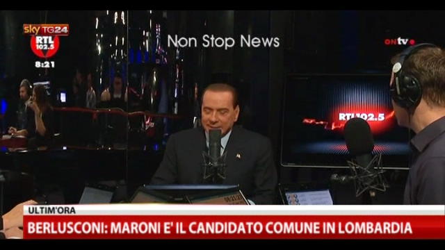 Berlusconi: sigillata alleanza con la Lega stanotte