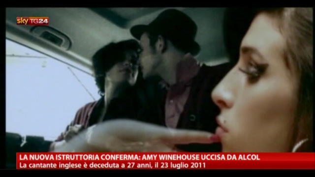 La nuova istruttoria conferma: Amy Winehouse uccisa da alcol
