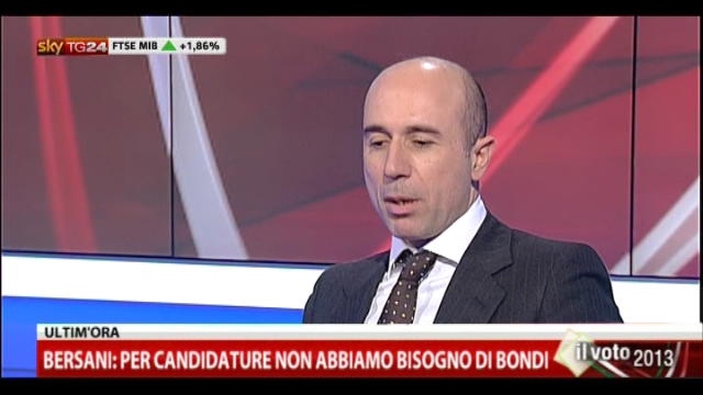 Speciale, Bersani a SkyTG24 (11): i candidati dalle primarie