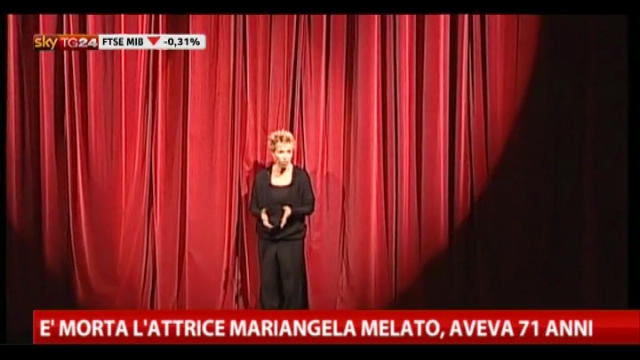 Addio a Mariangela Melato