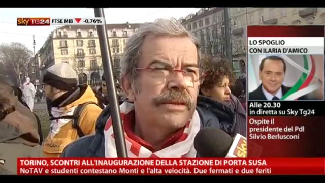 Torino, scontri a inaugurazione della stazione di Porta Susa