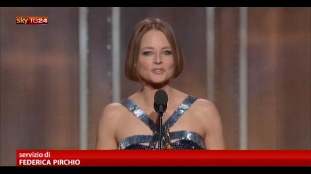 Golden Globes, Jodie Foster fa coming out e commuove platea