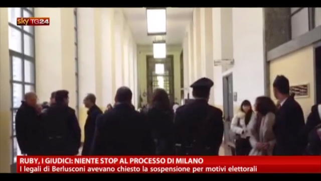 Ruby, i giudici: niente stop al processo di Milano