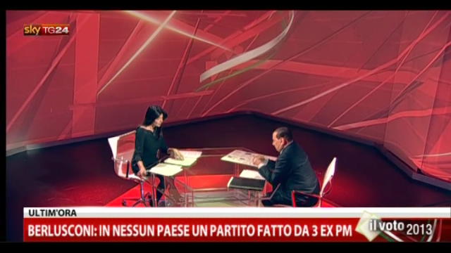 3-Lo Spoglio, Berlusconi: siamo la lista più pulita
