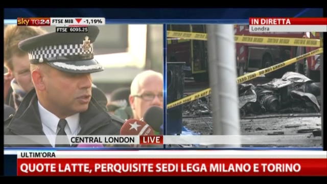 Elicottero caduto a Londra, 2 morti e 9 feriti