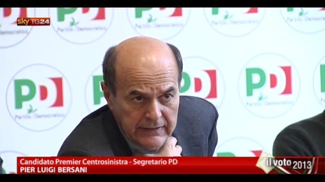 Bersani: manca pronunciamento Monti su dopo voto