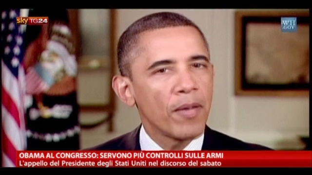 Obama al Congresso: servono più controlli sulle armi