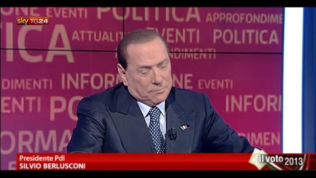 Berlusconi: abbiamo chiesto a Cosentino atto di generosità
