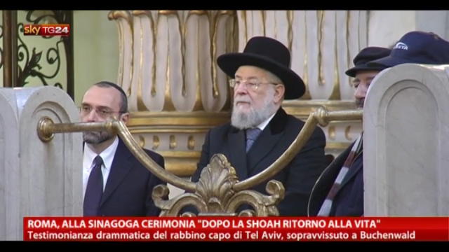 Roma, in sinagoga "Dopo la Shoah ritorno alla vita"