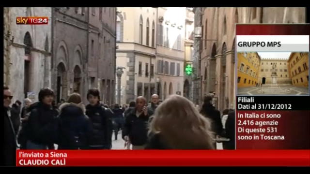 MPS, a Siena cittadini preoccupati per destino istituto