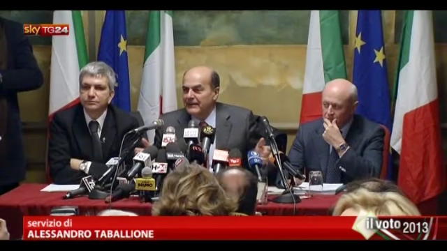 Bersani: nella coalizione saremo coerenti