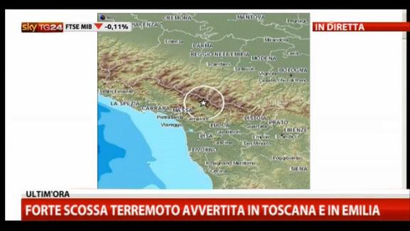 Alberto Michelini: scossa tra Toscana e Emilia magnitudo 4,8