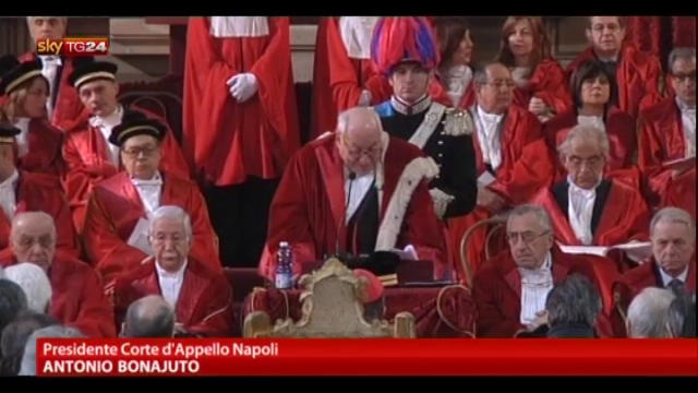 Anno giudiziario, l'inaugurazione a Napoli