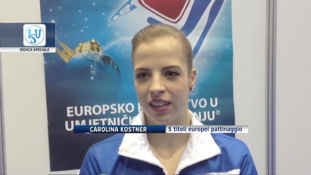 Carolina Kostner non si smentisce mai: quinto titolo europeo