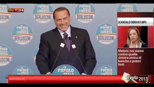 Berlusconi: prima salvare MPS, poi accertare le colpe