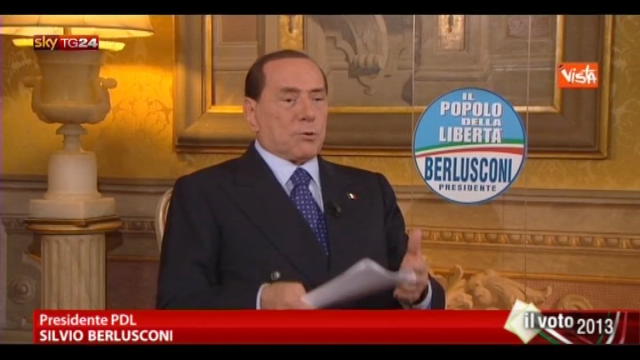 Berlusconi: la sinistra vuole solo aumentare le tasse