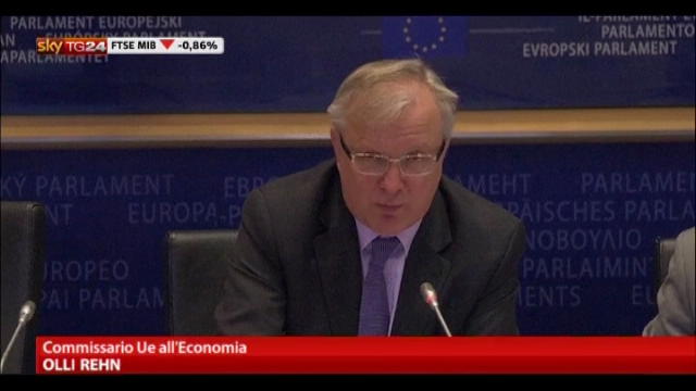 Rehn: Berlusconi non rispettò le promesse fatte alla UE
