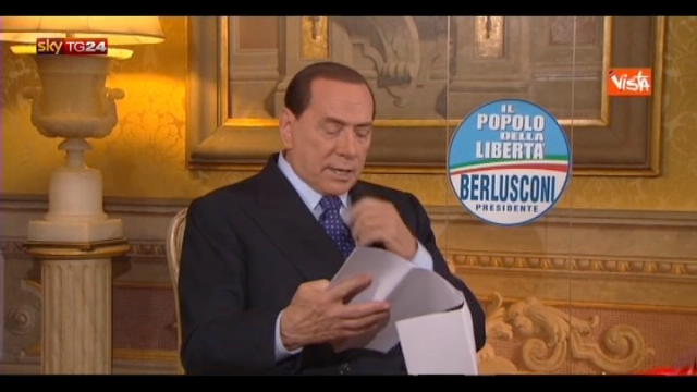 Berlusconi: ridurremo i costi dello Stato del 10% in 5 anni
