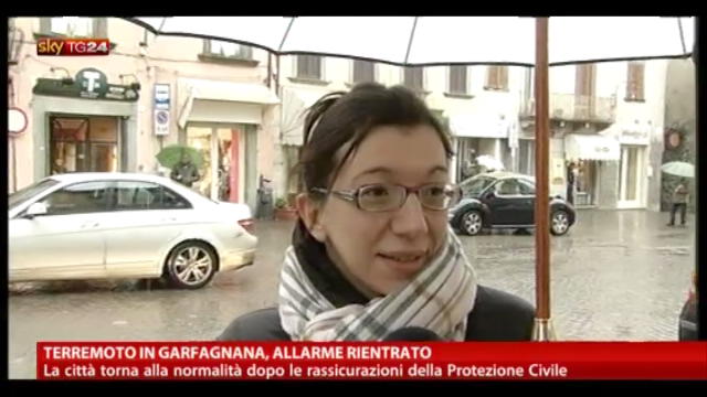 Terremoto in Garfagnana, allarme rintrato