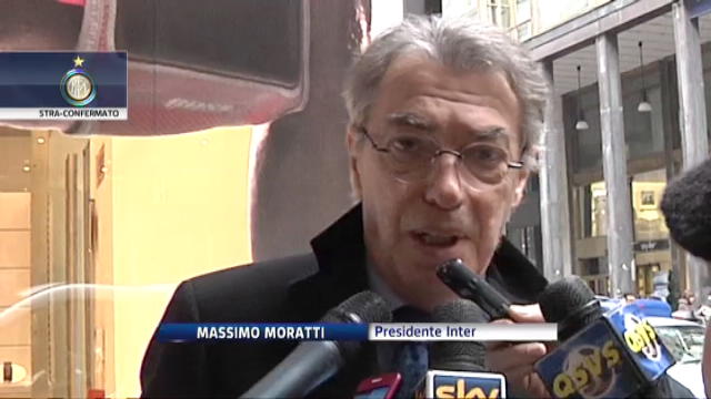 Stramaccioni, Moratti: stra-confermato
