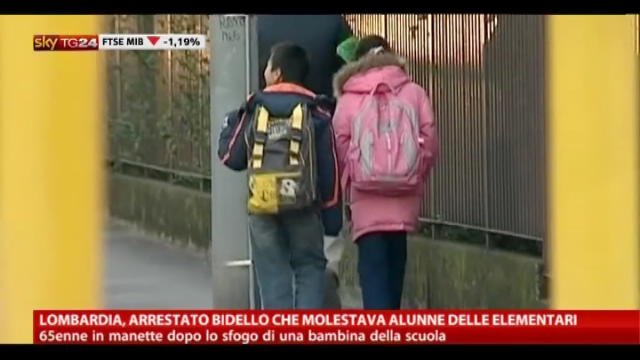 Lombardia, arrestato bidello che molestava alunne elementari