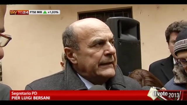 Bersani: le proposte choc di Berlusconi sono dei boomerang