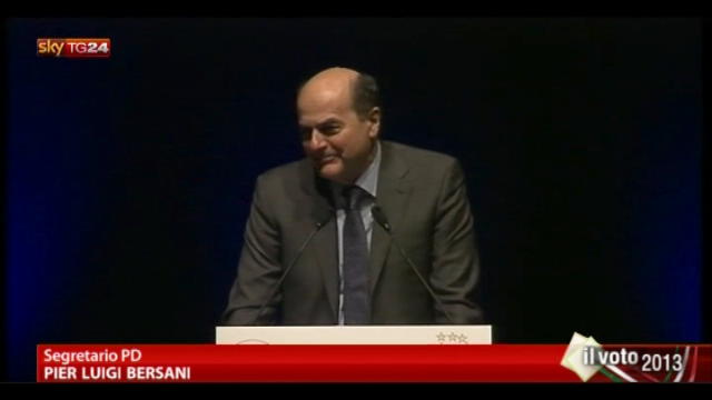 Bersani: smacchieremo il giaguaro Berlusconi