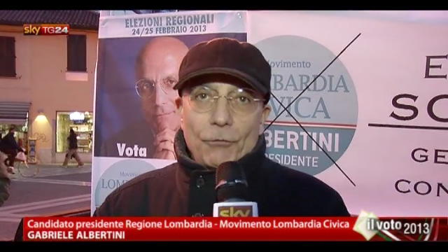 Voto disgiunto, Albertini: antagonisti di destra e Ambrosoli