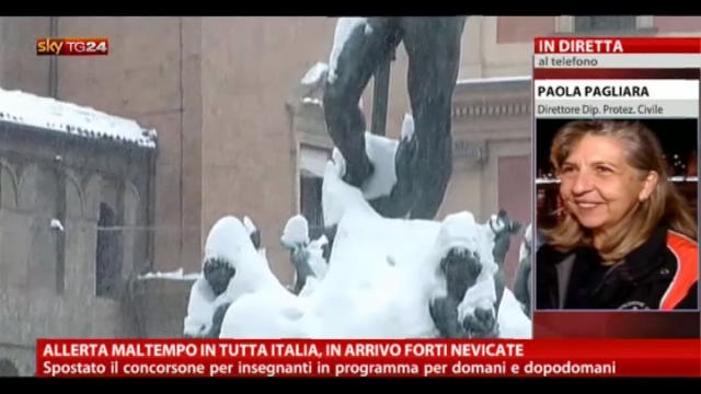 Allerta maltempo in tutta Italia, in arrivo forti nevicate