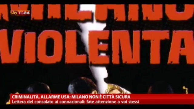 Criminalità, allarme USA: Milano non è città sicura