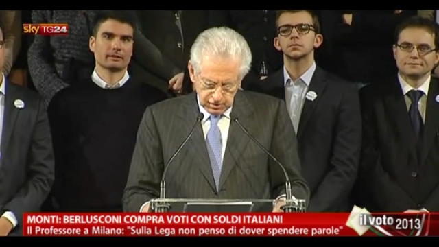 Berlusconi: attacco Monti su imu è indecente