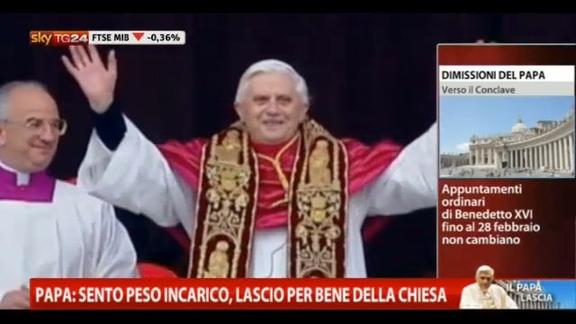 Vaticano, il pontificato di Joseph Ratzinger