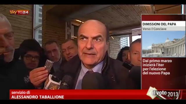 Bersani: Berlusconi tratta donne come bambole gonfiabili