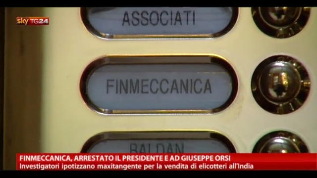 Finmeccanica, arrestato il presidente e AD Giuseppe Orsi