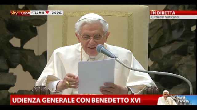 Udienza generale con Benedetto XVI