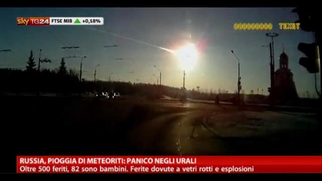 Russia, Pioggia di meteoriti: panico negli urali
