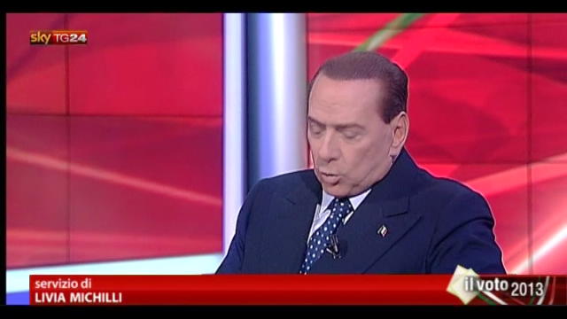 Berlusconi a Sky TG24: PD su caso MPS preme su magistrati
