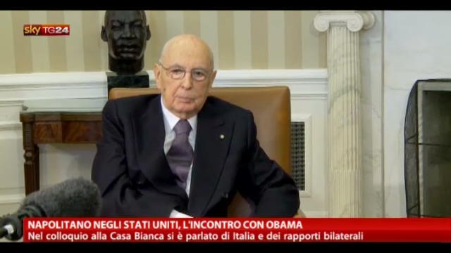 Napolitano: deploro critiche a Monti da chi l'ha sostenuto