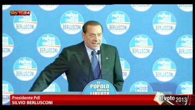 Berlusconi attacca il Premier uscente sulla questione Imu